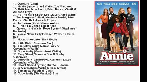 annie soundtrack lyrics